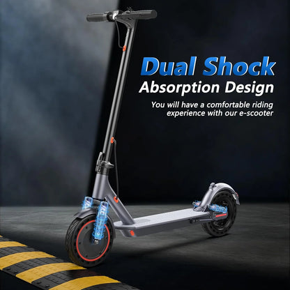 10inch Electric Scooter 500W Brushless  Motor 22MPH Max Speed APP Smart Scooter Shock-absorbing Anti-skid Folding Electric Scooter