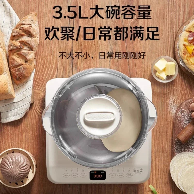 Stand Mixer Automatic Integrated Kneading Stirring Dough Fermentation Household Small Chef Machine for Baking