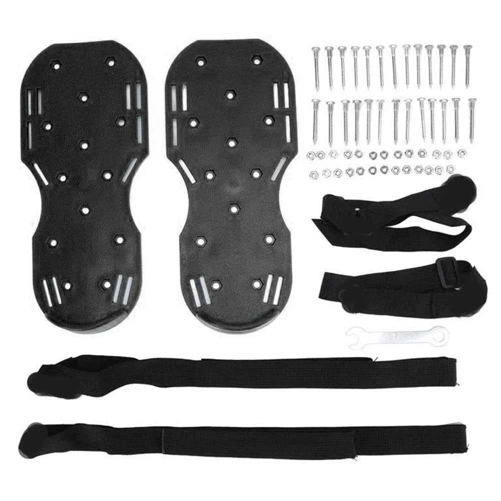 Lawn Aerator Spikes Shoes Grass Cultivator Shoes Spikes Nail Aerators Yard Garden Tool Soil Scarifiers Shoes Grass Cultivator