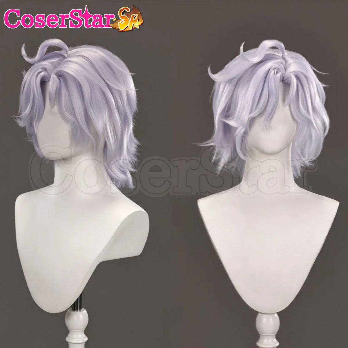 CoserStar-SR GenshinImpact Mitya Cosplay Costume Outfit Carnival Halloween Anime Game Role Play Uniform Wig Shoes