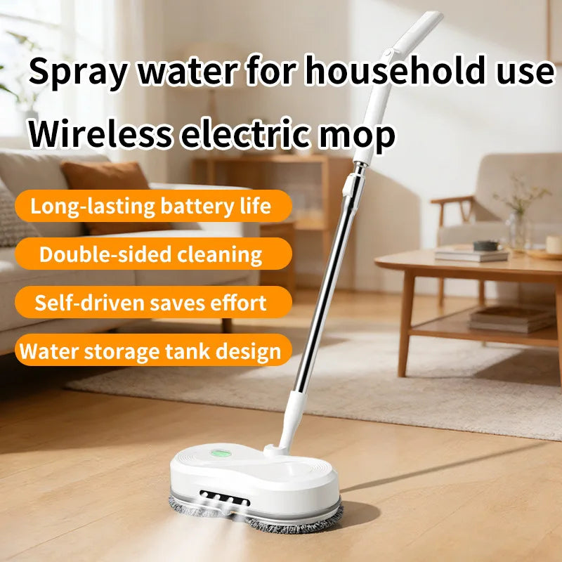 New wireless electric mop, household automatic cleaning no-wash mopping machine all-in-one floor mopping machine lazy mop