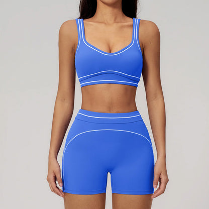 Yoga Suit 2PCS Women Tracksuits Sports Outfits Gym Clothes Running Sports Bra Suits Female Workout Yoga Clothes Athletic Wear