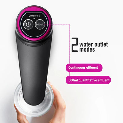 Automatic Water Dispenser Electric Water Pump Button Control USB Charge Portable for Kitchen Office Outdoor Drink Dispenser