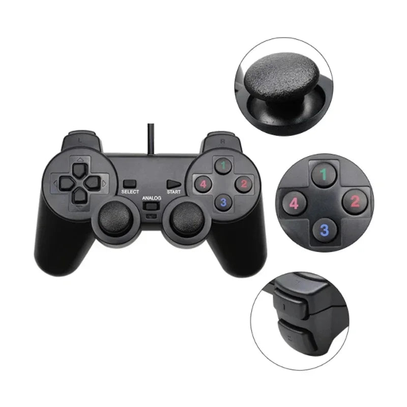 USB Wired Controller Gamepad Joystick for WinXP/Win7/Win8/Win10 Gamepad Gaming Controller for PC Computer Laptop