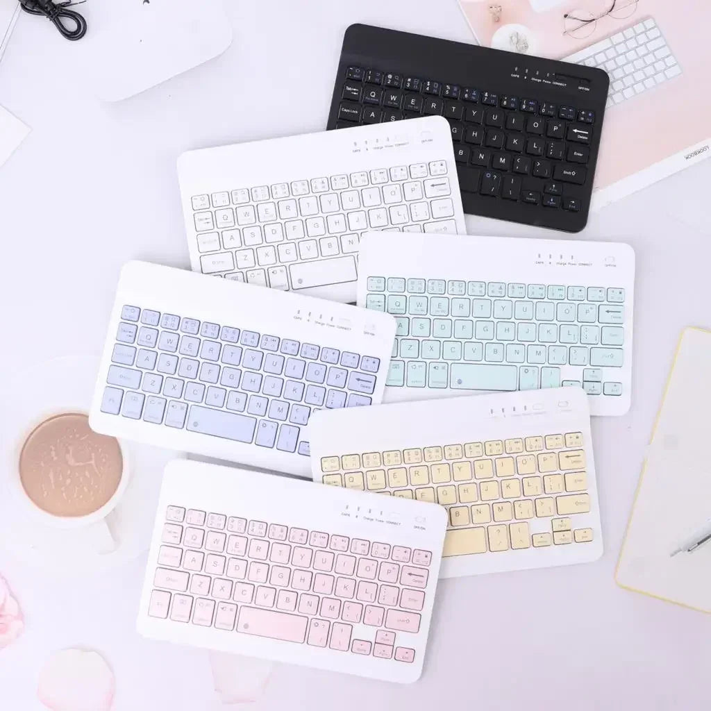 NEW Wireless Keyboard Mobile Phone Tablet Computer Bluetooth Keyboard Mouse 1Set