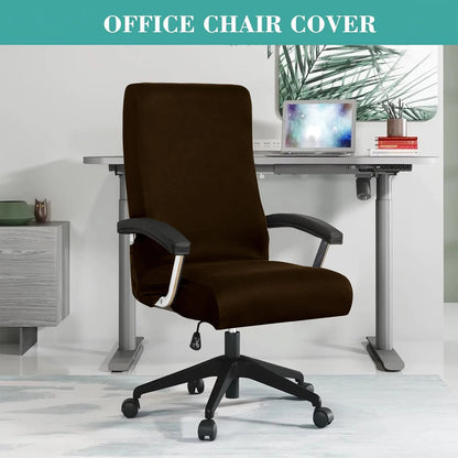 Stretch Spandex Office  Chair Covers Anti-dirty Computer Seat Chair Cover Removable Slipcovers