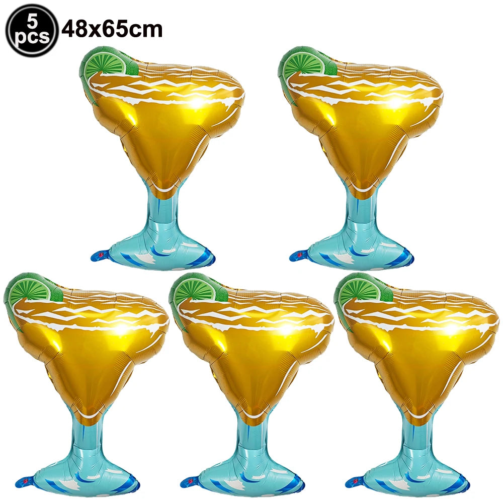 Ice Cream Balloons Sweet Candy Balloon Ice Cream Shaped Balloons for Summer Beach Birthday Baby Shower Party Decoration