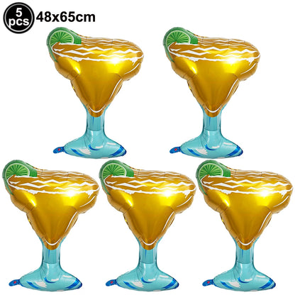 Ice Cream Balloons Sweet Candy Balloon Ice Cream Shaped Balloons for Summer Beach Birthday Baby Shower Party Decoration