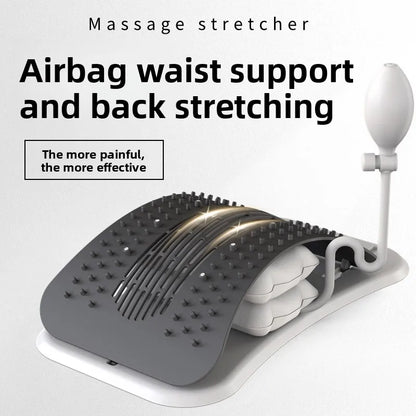 Lumbar Back Stretcher, Home Use Lower Back Traction Device, Spine Relief Support Massager for Back Discomfort Relief
