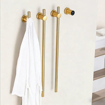 Modern Electric Heated Towel Rack Wall Mounted Bathroom Towel Warmer Heated Towel Rail Heater 3Bars Stainless Steel 220V/110V