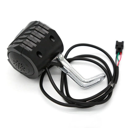 E-Bike 12V 24V 36V 48V 60V 72V Electric Bicycle Light with Horn Waterproof IPX4 Headlight Horn Set Front Headlight Horn Set