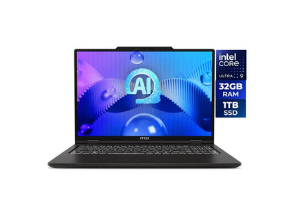 Msi Venture 16 Ai Touchscreen Laptop Intel Core Ultra 9 285H 32Gb Ram 1Tb Ssd (A2Hmtg-015Us)
