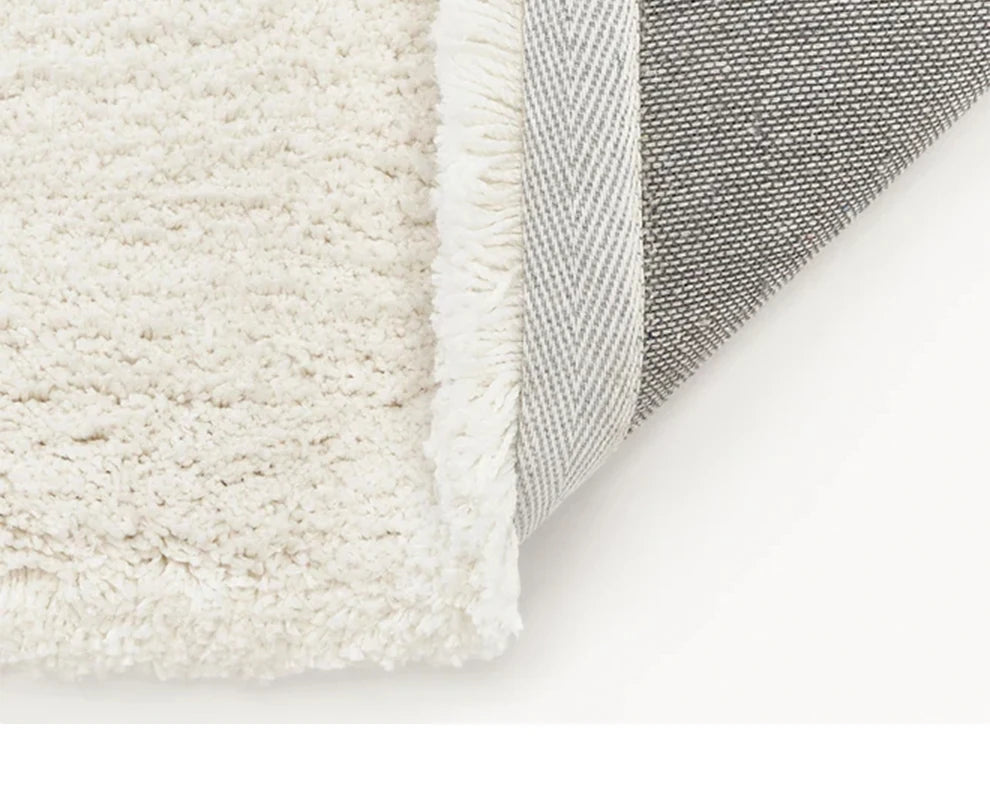 Warm Cream Living Room Carpet Thick Home Soft Bedroom Rug Nordic Sofa Coffee Table Floor Mat Store Decoration Display Carpet