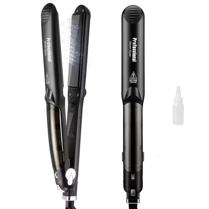 Professional Steam Hair Straightener Ceramic Flat Iron 450℉ Fast Heat  Oil Treatment Hair Care Tools