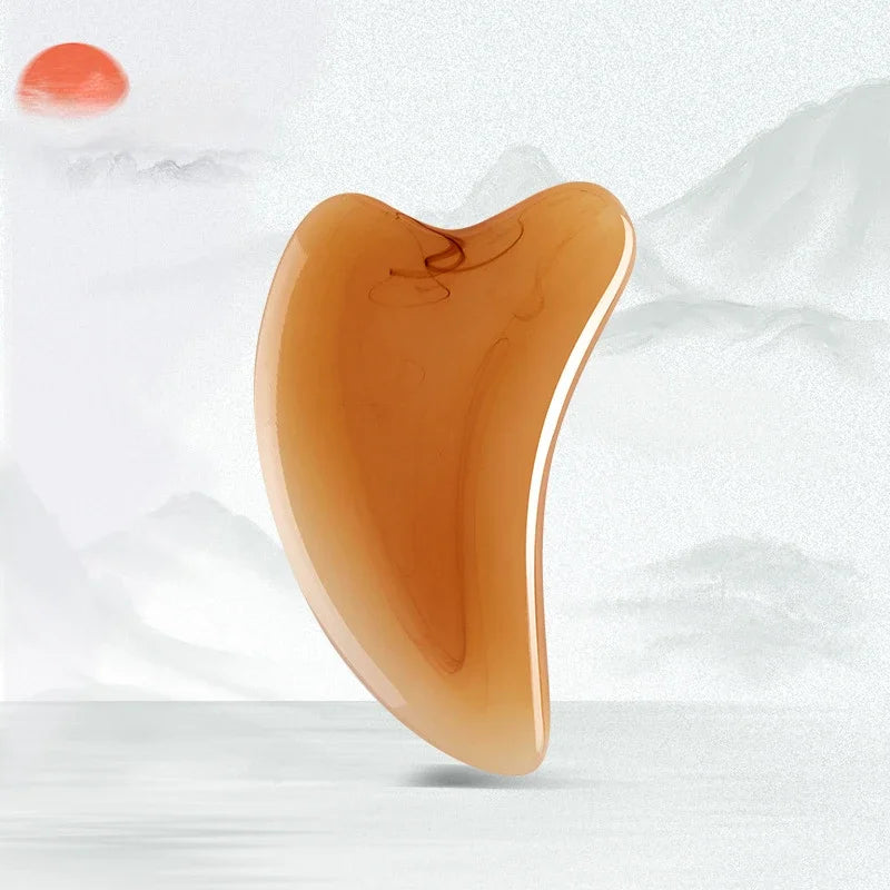 Resin Face Lifting Guasha Scraping Massage Facial Tools Massage Plate Reduce Puffiness Nose Lifting Nose Massager