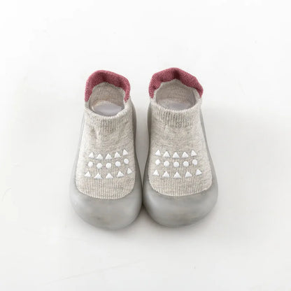 Baby Floor Shoes Blue and Pink Baby Indoor and Outdoor Walking Socks Comfortable and Non Slip Shoes for Boys and Girls Socks