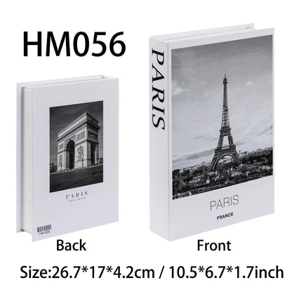 Luxury Fake Books Home Decoration Accessories for Living Room Fashion Fake Book Storage Box Simple Nordic Coffee Table Books