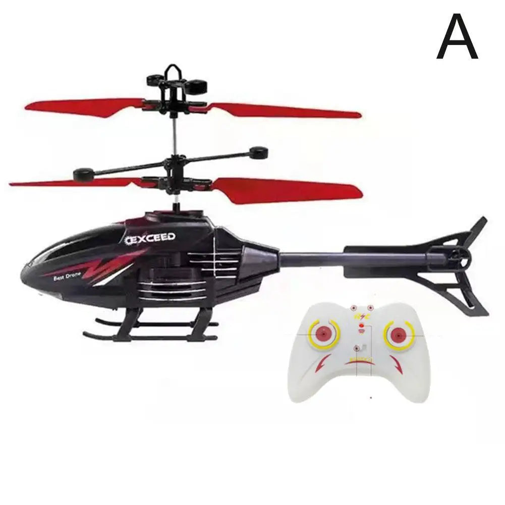 Remote Control Helicopter 2 Channel RC Helicopter Toys for Kids Flying Toys Infraed Induction Suspension Aircraft Charging Gift