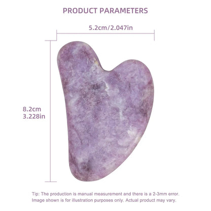 Guasha Massage Natural Stone Jade Scraper Facial Gua Sha SPA  Neck Massager for Face Lifting Wrinkle Remover Beauty Healty Tool