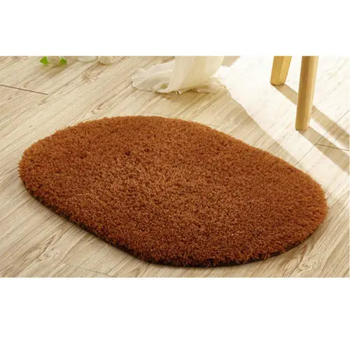 Cashmere Bath Bathroom Bedroom Floor Mat Shower Rug Non-slip Thicken Chenille Rug Carpet For Living Room Floor Mat Tapete