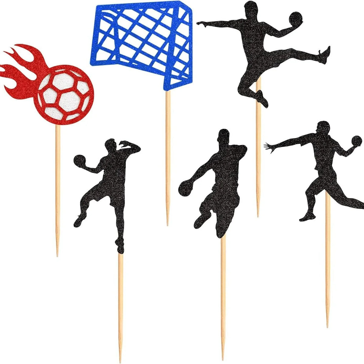 Basketball Cake Toppers Happy Birthday Balls Cake Decorations Basketball Theme Cake Decoration for Boy Sport Party Supplies