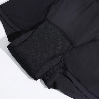 Heavy Flow Menstrual Panties 4-Layer Leak Proof Cotton Boyshorts Period Underwear Absorbent Overnight Incontinence Boxer Briefs