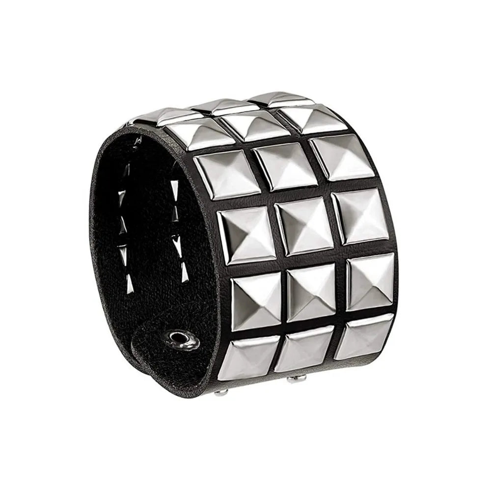 New Punk Nail Bracelet Rivets Casual Couple Bracelet Hip-Hop Gothic Party New Year's Christmas Valentine's Day Birthday Gifts