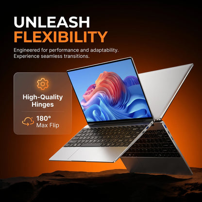 Ultra Slim 14.1" Laptop Intel 4405U Windows 11 Pro 16GB 1TB/2TB Notebook Gamer 1920*1080 Display Office Study Computer PC