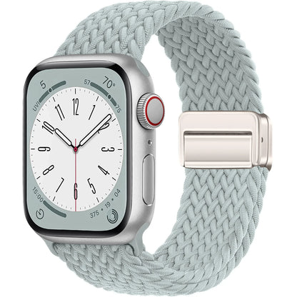 Braided Strap For Apple Watch Bands 40mm 45mm 41mm 44mm 42/46mm 49mm magnetic Bracelet iWatch series se 7 5 6 8 9 10 11 Ultra3 2