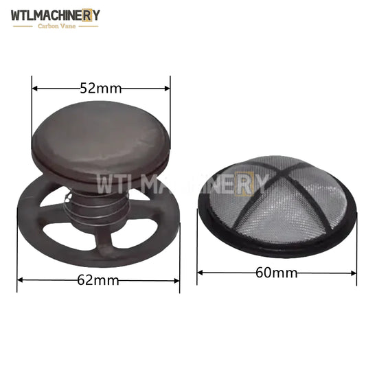 1Pc Check Valve and Filter For Vacuum Pump Air Pump Back-Pressure Valve For Compressor RA0040/0063/0100/0160/0255/0302