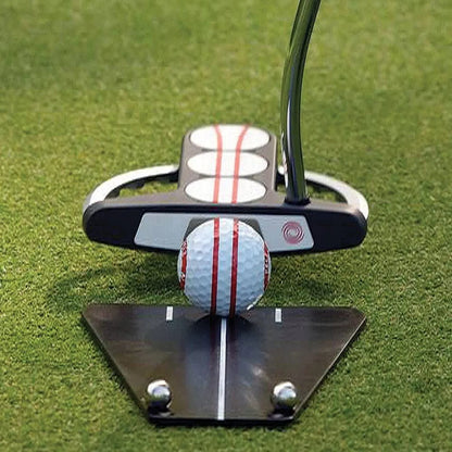 Golf Putting Tutor Mirror Training Aid Align Training Tool Indoor Outdoor Golf Simulator Putting Alignment Swing Trainer