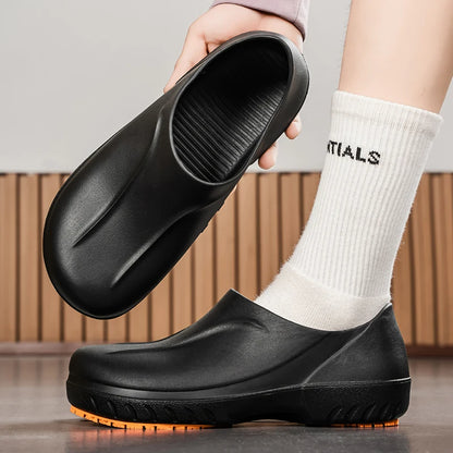 Four Seasons Anti-Slip Chef Shoes Workwear for KFC Restaurant Kitchen Hotel Oil Resistant Waterproof Cross-Border Work Shoes