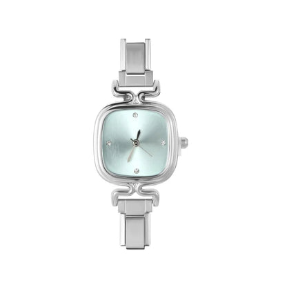 1PC High Quality Men Women's Stainless Steel Round Simple Watch Bracelet Bangle For Friend Wife Birthday Gift DIY Jewelry