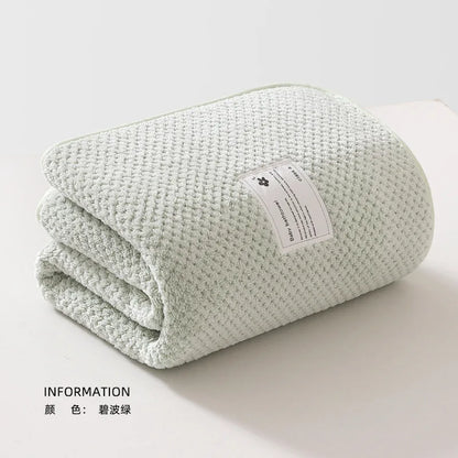 Soft Fleece Baby Bath Towel Newborn Baby Blanket Thick Absorbent Children's Bathing Beach Towels Infant Swaddle Wrap