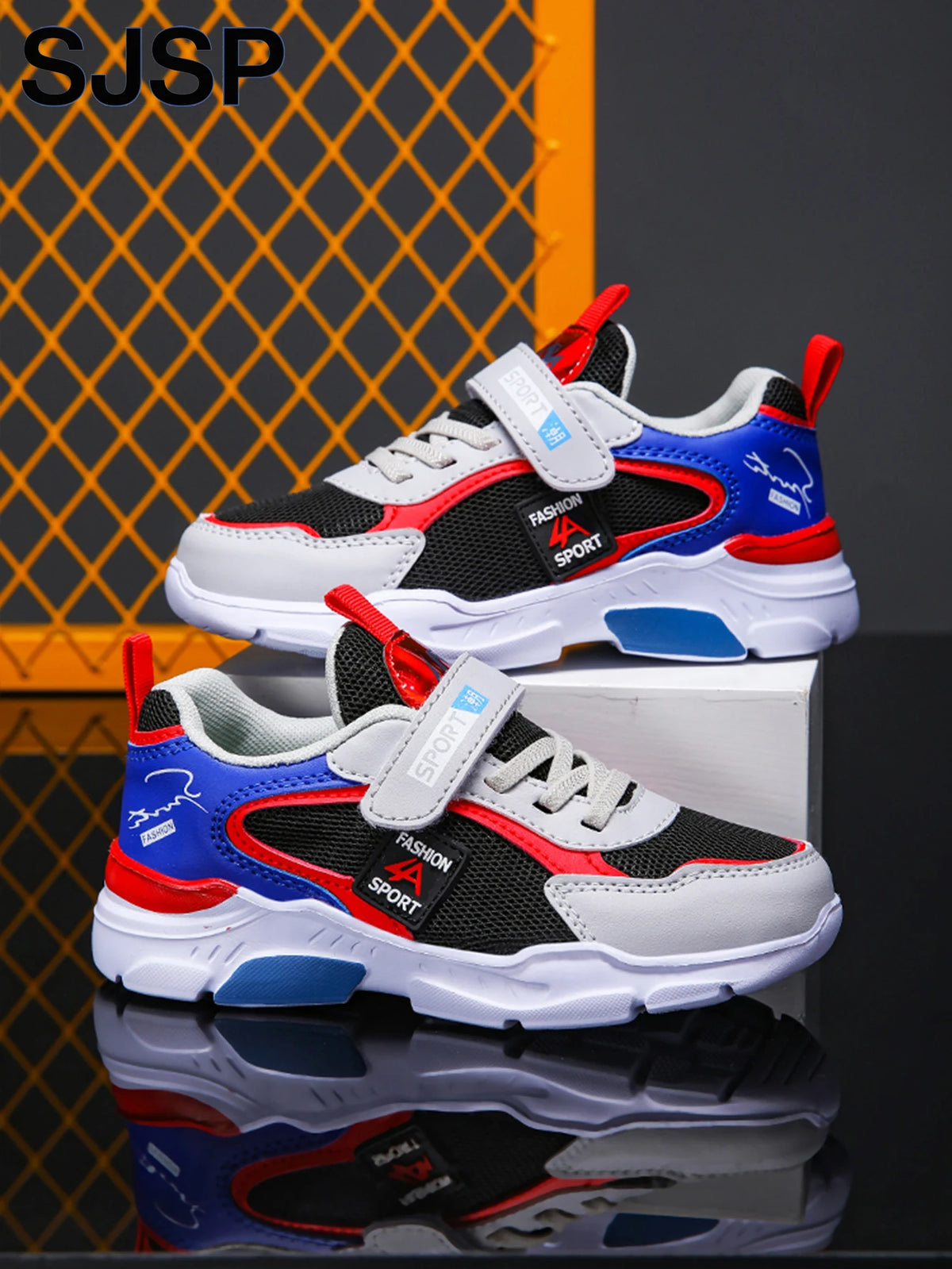 Boys’ Sneakers | Hook-and-Loop Strap & EVA Sole | Everyday Play