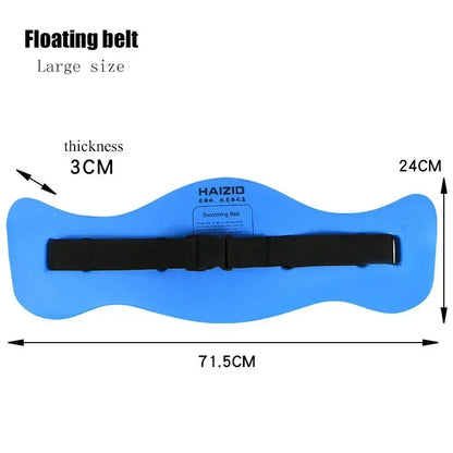 CEOI GWOK Adjustable Straps Swimming Buoyancy Thicken Waist Fish-shaped Water Buoyancy Belt Swimming Practice Floating Board