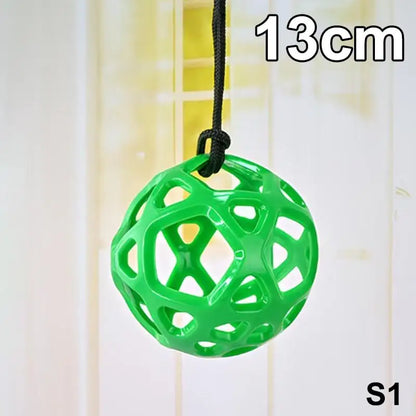 Hanging Hay Feeder Chew Resistant Horse Goat Sheep Toy Ball Stress Relief Outdoor Feeding