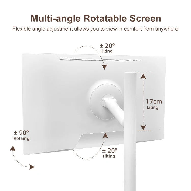 32 Inch Portable Smart TV Rotation Touch Screen Portable  Camera  Display Tablet PC Stand Wheels Television Rechargeable