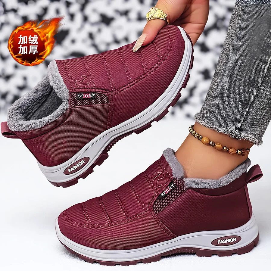 Ultra Soft Cozy Inner Anti Slip Outdoor Shoes, Fashion Cold Proof Comfort Booties For Daily Commute & Outdoor Activities