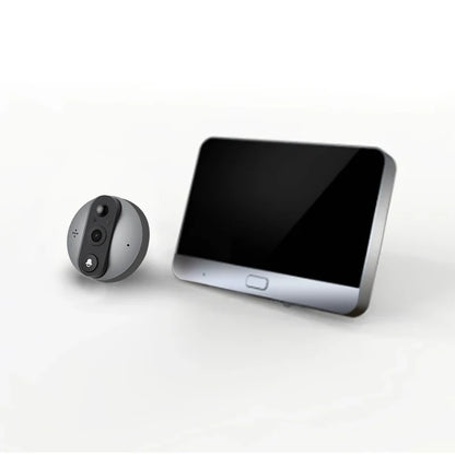 4.3 inch 2MP Tuya APP WiFi Doorbell Visual Door Peephole Video Eye Night PIR Home Security Wireless Intercom For IOS Android