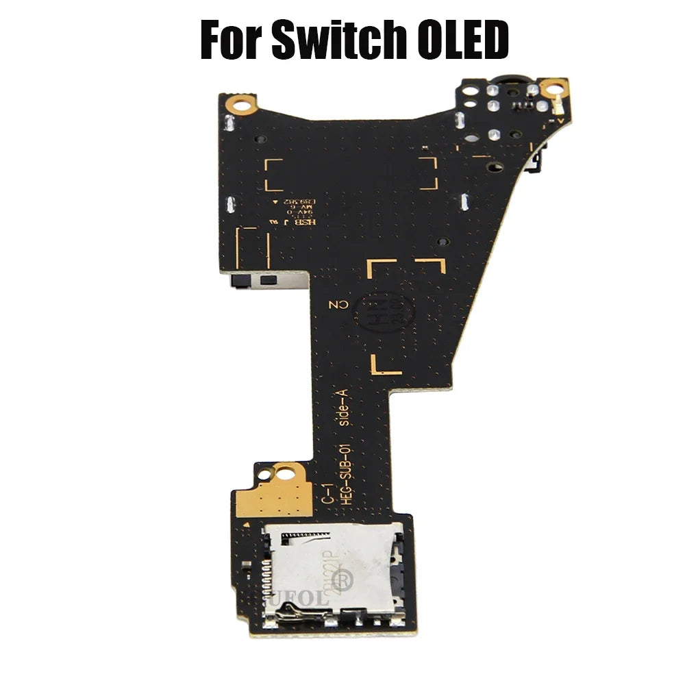 For Nintend Switch OLED Audio Game Cartridge Micro SD Card Reader For Switch Lite Game Card Slot Socket Headphone Board