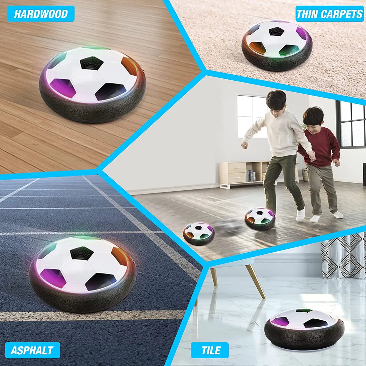 Electric Floating Soccer Ball For Children Hovering Football Toy LED Flashing Soccer Ball Kids Boy Outdoor Indoor Sport Game Toy