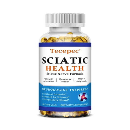 Relieve Sciatica Capsules - Relieve Pain, Improve Flexibility, Support Nerve and Joint Health, Relax Muscles