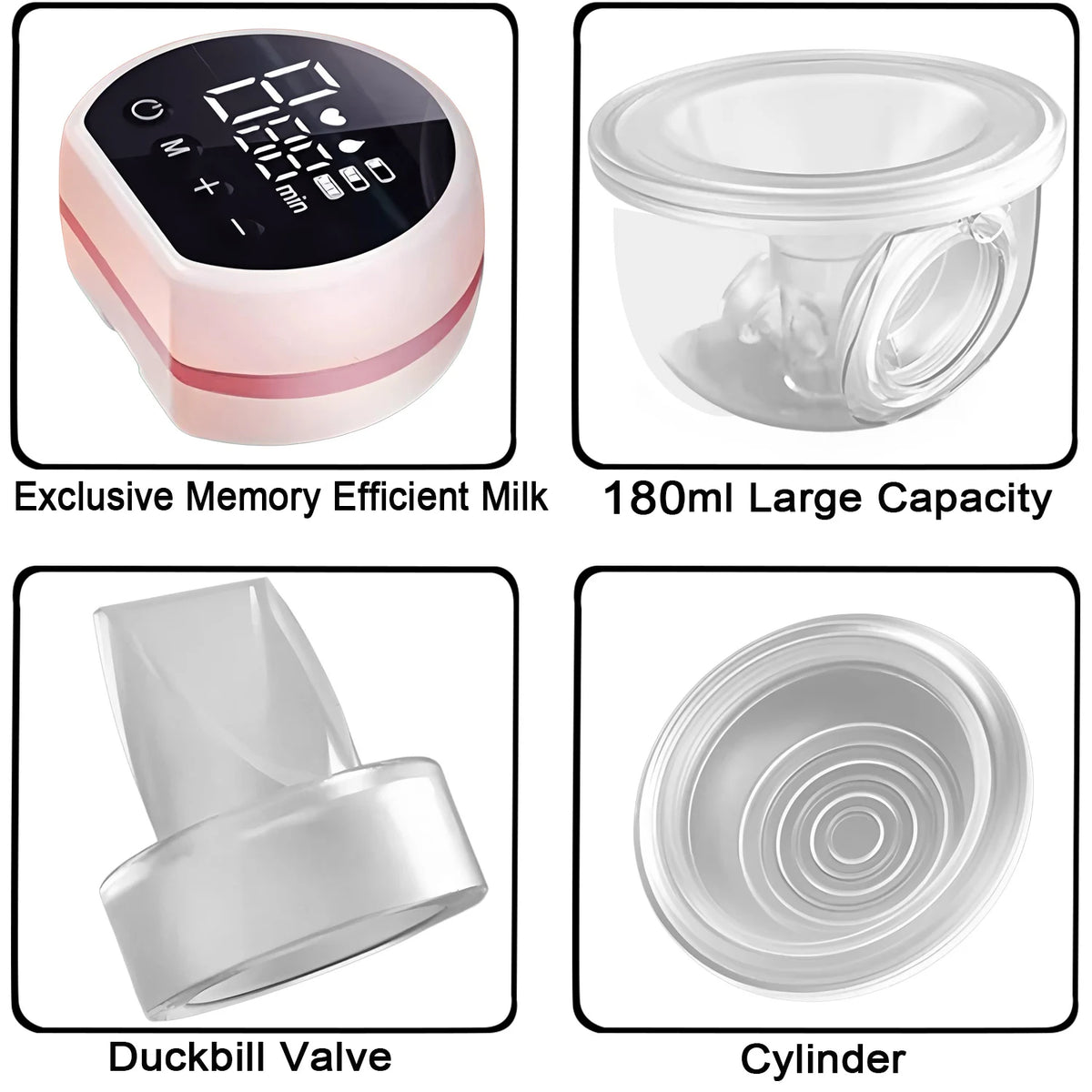 New Wearable Electric Breast Pumps Portable Hands Free Breast Pump Silent Comfort Breast Milk Extractor Collector 1PCS