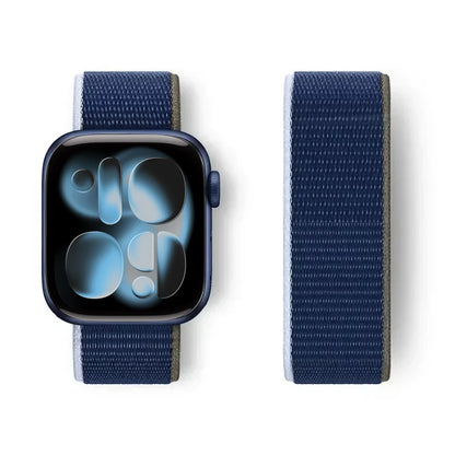 Nylon Loop for Apple Watch Band S11 46mm 40mm 44mm 45mm 42mm 41mm 49mm Smart Belt Bracelet for IWatch 11/10/9/8/7/6/SE/5/4 Strap