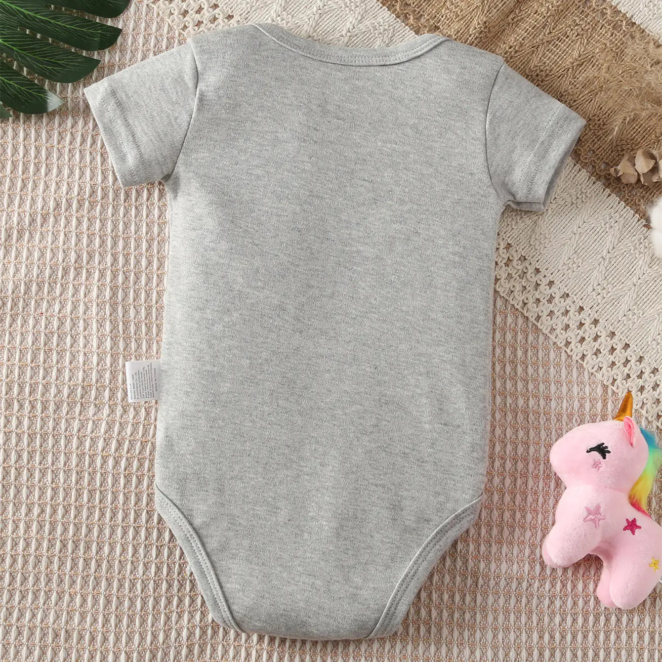 Custom Pictures Cute Cotton Onesie 0-12 Months Triangle Romper Design DIY Personalized Photos Newborn Clothes Jumpsuit