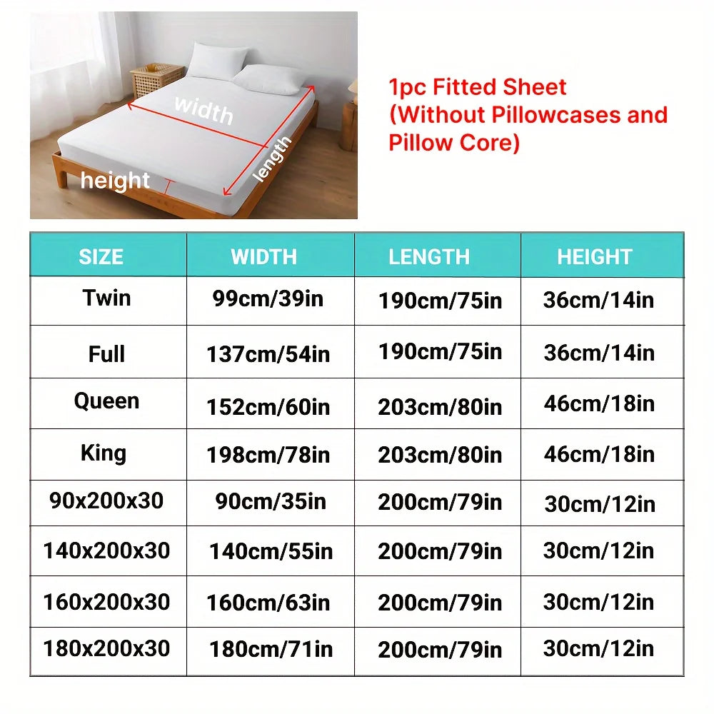1pc Cooling Fitted Sheet Made of 100% Cooling Nylon, Waterproof Bed