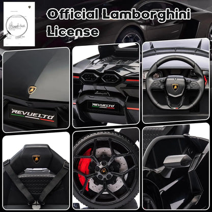 3-8 Years Ride On Car Toy for Kids Children Boys Girls Gift Electric Vehicle with Bluetooth USB Music Remote Control Headlight