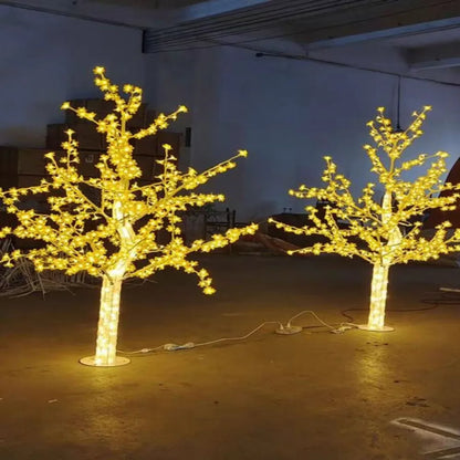 Cherry Blossom LED Christmas Tree Lights 480/576pcs Set 1.5m/5ft Height Indoor And Outdoor Decorative Lighting