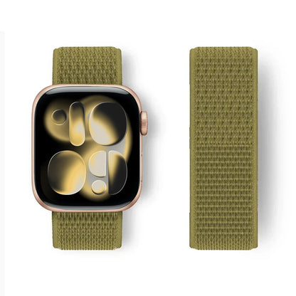 Nylon Loop for Apple Watch Band S11 46mm 40mm 44mm 45mm 42mm 41mm 49mm Smart Belt Bracelet for IWatch 11/10/9/8/7/6/SE/5/4 Strap